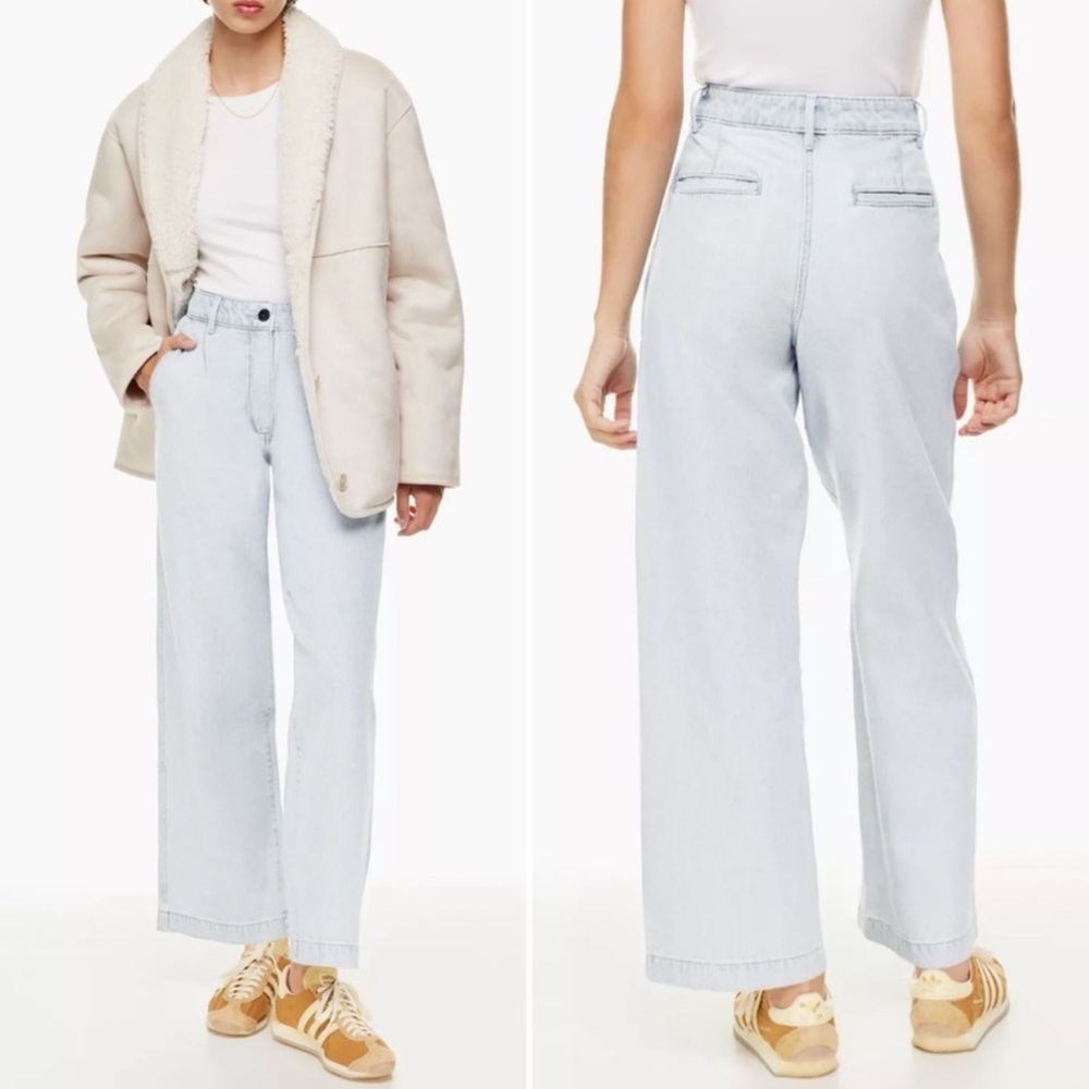 ARITZIA Wilfred Free Embark High Waisted Wide Leg Jeans